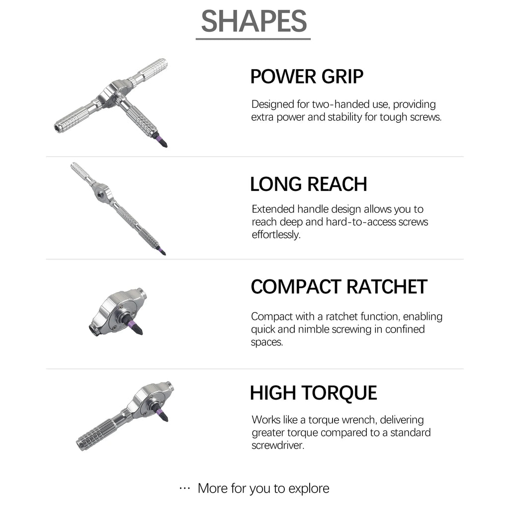 40 in 1 Magnetic Screwdriver Set DIY Ratchet Mini Screwdriver Set Removable self-assembly Precision Screwdriver kit Magnetic