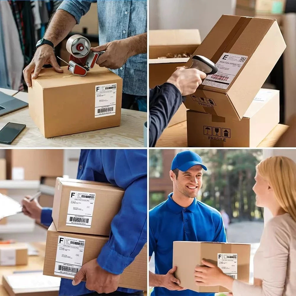 4x6Inch Shipping Labels For Thermal Shipping Label Printer 100/500PCS 100x150mm Thermal Label Paper For Business Express Waybill