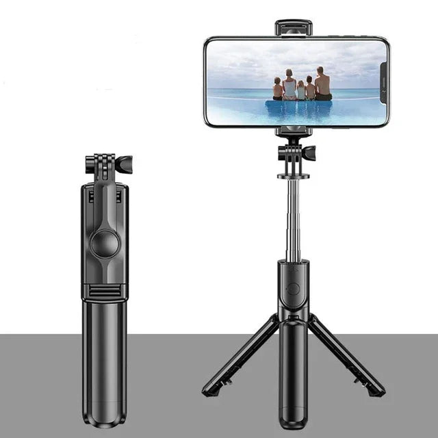 Portable Bluetooth Selfie Tripod Retractable Multifunctional Phone Holde With Selfie light Wireless Remote Bracket Shutter