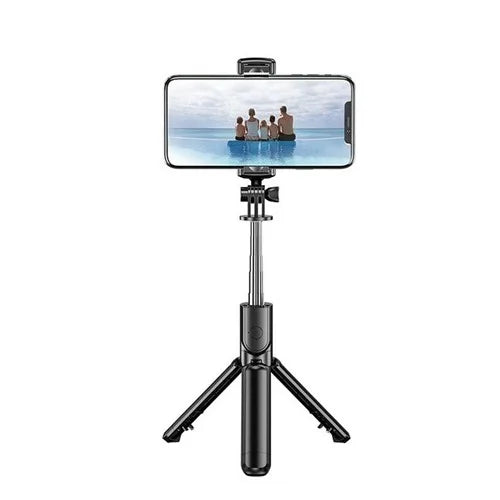 3 In 1 Wireless selfie stick Tripod With Fill Light Bluetooth Shutter Remote Control Portable Foldable Monopod For Smart Phone