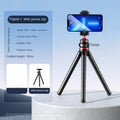 BSLIUFANG 2026 new Flexible Octopus Tripod 2in1 Design Tripod With Phone Holder Side Cold Shoe 1/4'' Screw for Phone Camera DSLR
