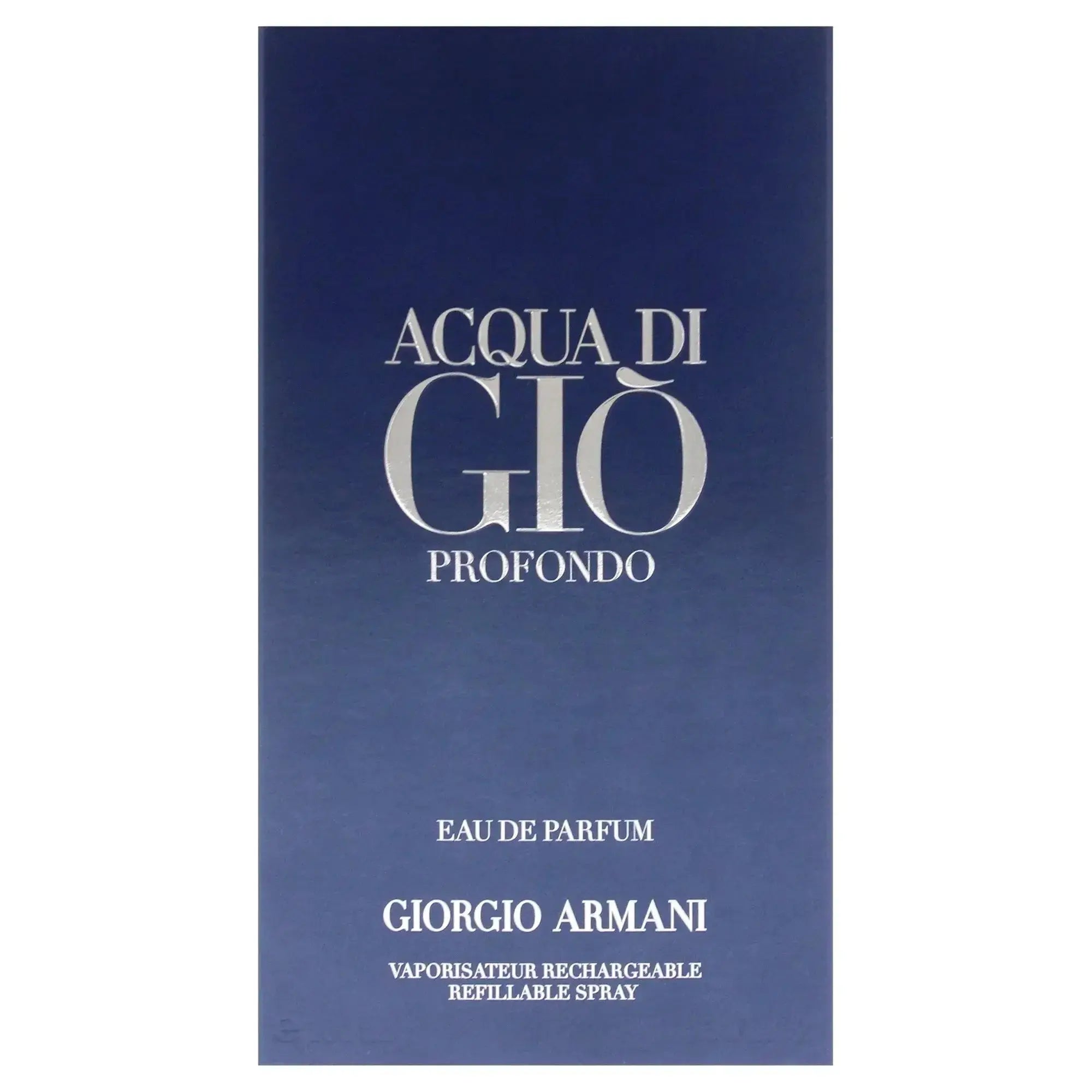 Acqua Di Gio Profondo By Giorgio Armani For Men 3.4 oz Parfum Spray