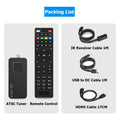 Mini Digital TV Converter Box HD FTA ATSC Tuner USB Multimedia PVR Recording EPG Hidden Behind TV Support Korea North America