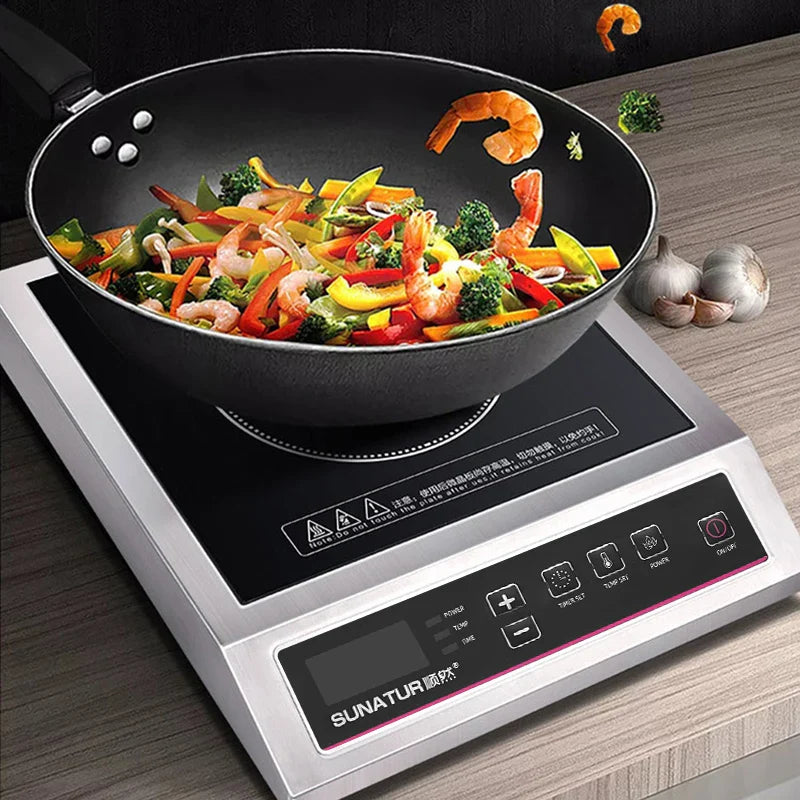 SUNATUR 3500w Induction Cookers Electric Portable Hob Single induction cooktop electric stove cook hotplate Commercial range