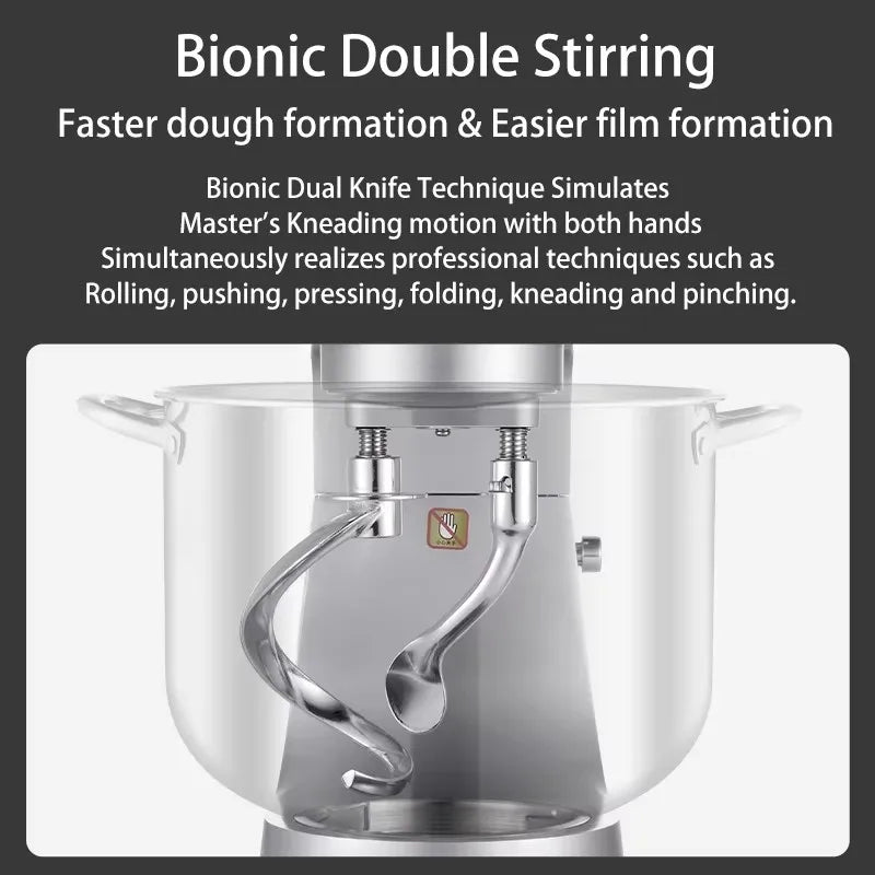 SUNATUR Multifunctional Stand Mixer Electric Blender with Planetary Beater, Dough Mixer Efficient Kitchen Tool for Home Baking