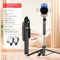 BSLIUFANG 1.7M 360° rotation Selfie Stick Tripod with fill light for smartphone Camera,Mobile Stand Monopod with Wireless Remote