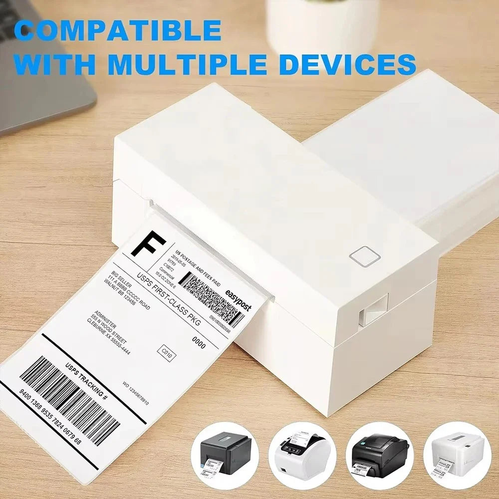 4x6Inch Shipping Labels For Thermal Shipping Label Printer 100/500PCS 100x150mm Thermal Label Paper For Business Express Waybill