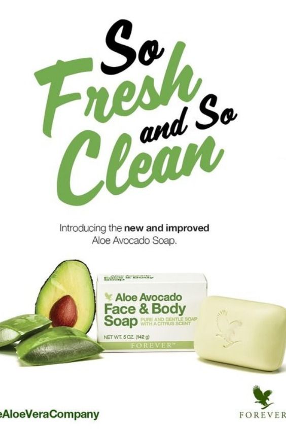 Forever Avocado Face & Body Soap - Natural Ingredients