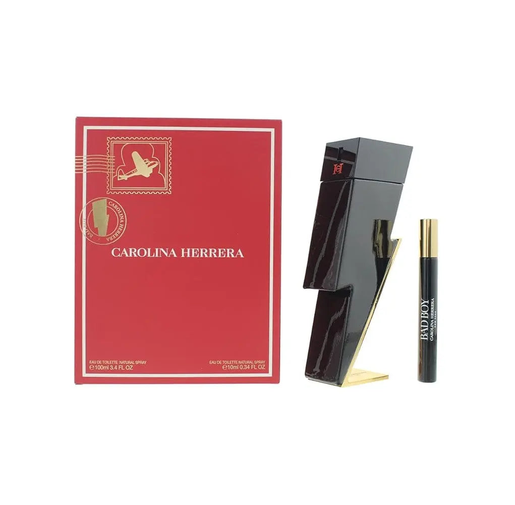 Bad Boy By Carolina Herrera For Men 2Pcs Set EDT Spray