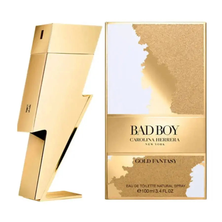 Bad Boy Gold Fantasy By Carolina Herrera For Men 3.4oz EDT Spray