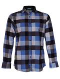 The Titan - Blue Pattern Long Sleeve