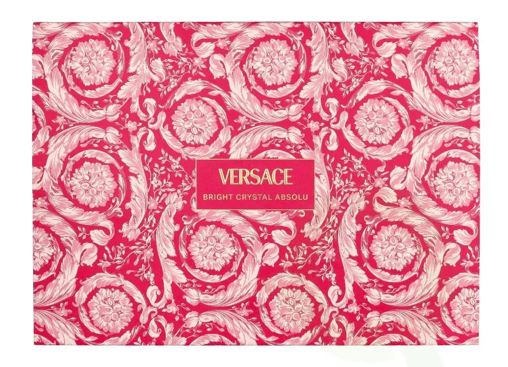 Bright Crystal Absolu By Versace For Women 4Pcs Set EDP Spray