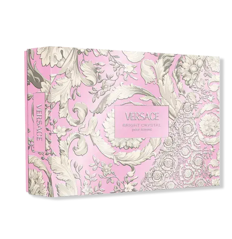 Bright Crystal By Versace For Women 4Pcs Set EDT Spray