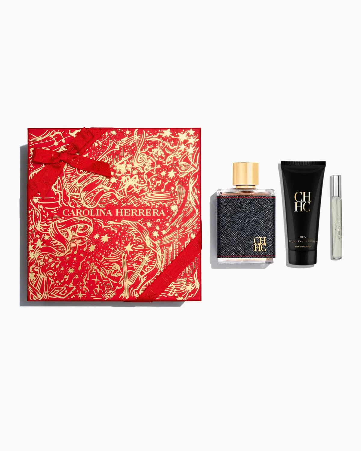 CH Men by Carolina Herrera for Men 3Pcs Set EDT Spray
