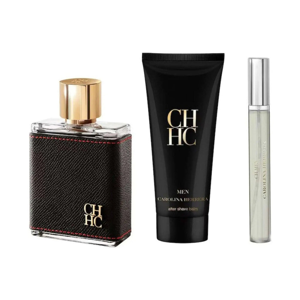 CH Men by Carolina Herrera for Men 3Pcs Set EDT Spray