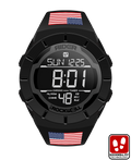 Coliseum Fit™ Flags of The World Edition A-M (Phantom Black) Watch