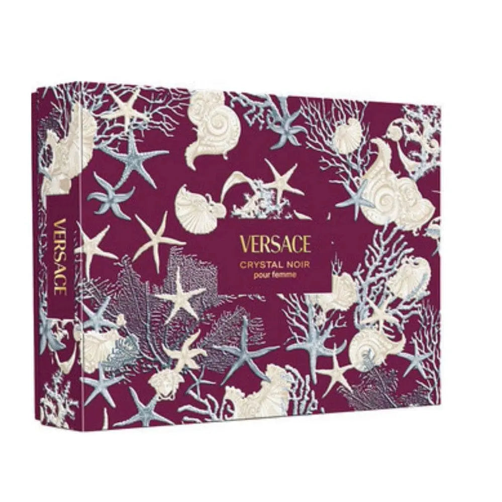 Crystal Noir By Versace For Women 4Pcs Set EDP Spray