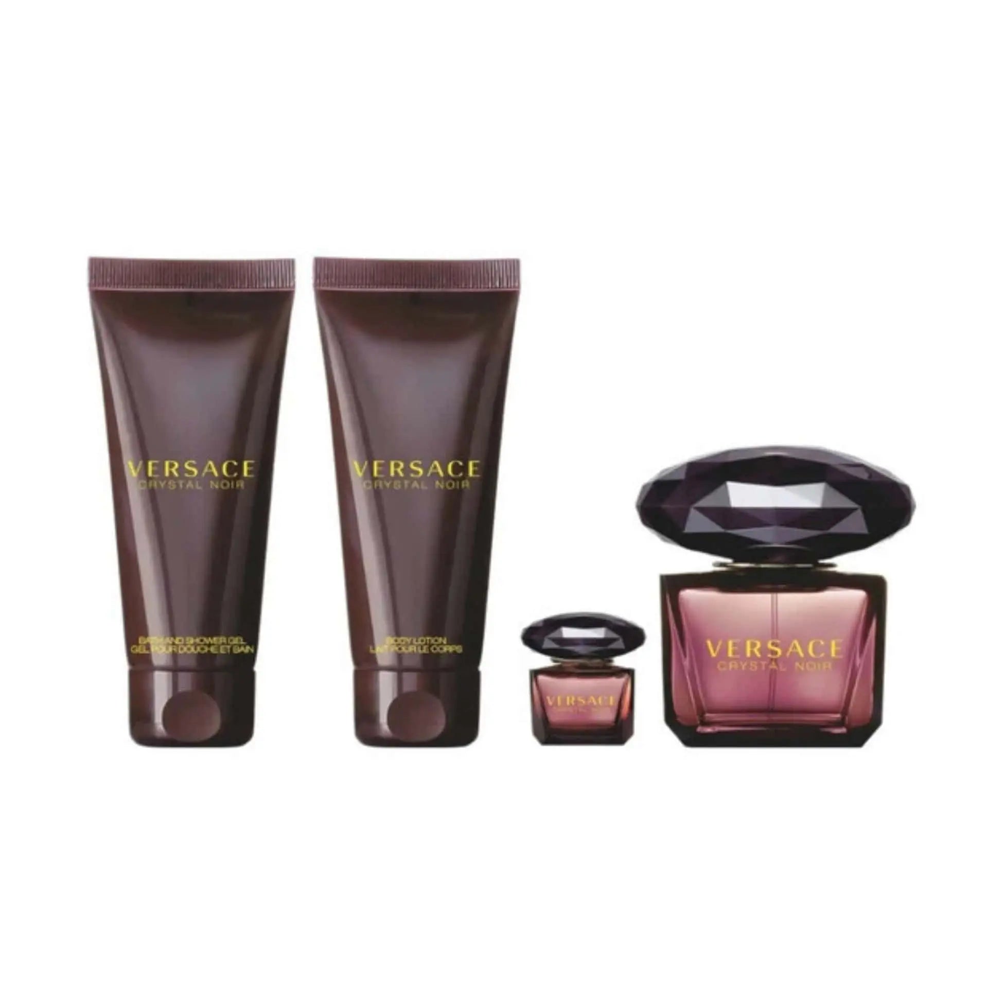 Crystal Noir By Versace For Women 4Pcs Set EDP Spray