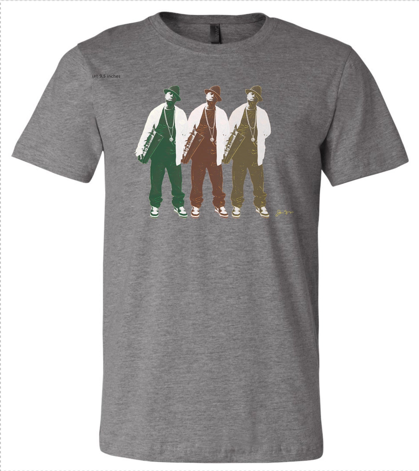 J Dilla - Triple Image MPC grey t-shirt