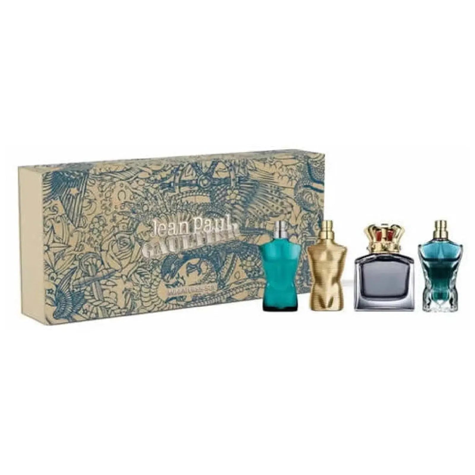 Discovery Set By Jean Paul Gaultier For Men 4Pcs Set EDP Spray (Miniatures)