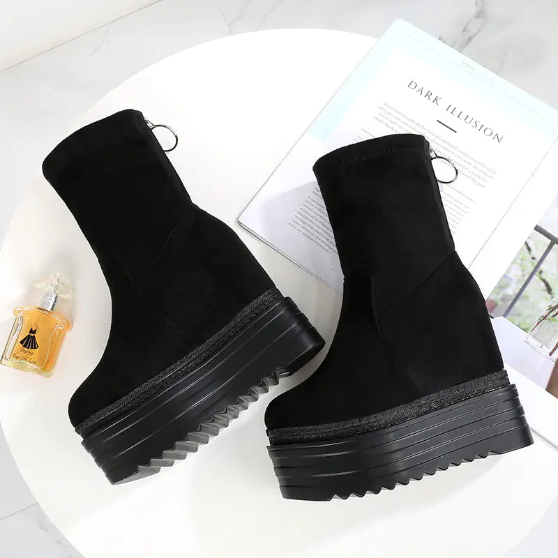 Women's Platform Martin Boots - All-Matching Style