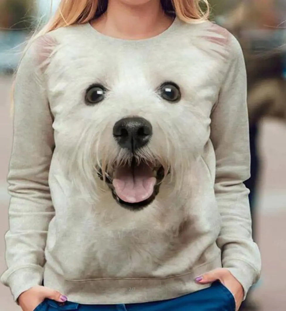 Animal Print Casual Long-Sleeved T-Shirt - 6 Colors