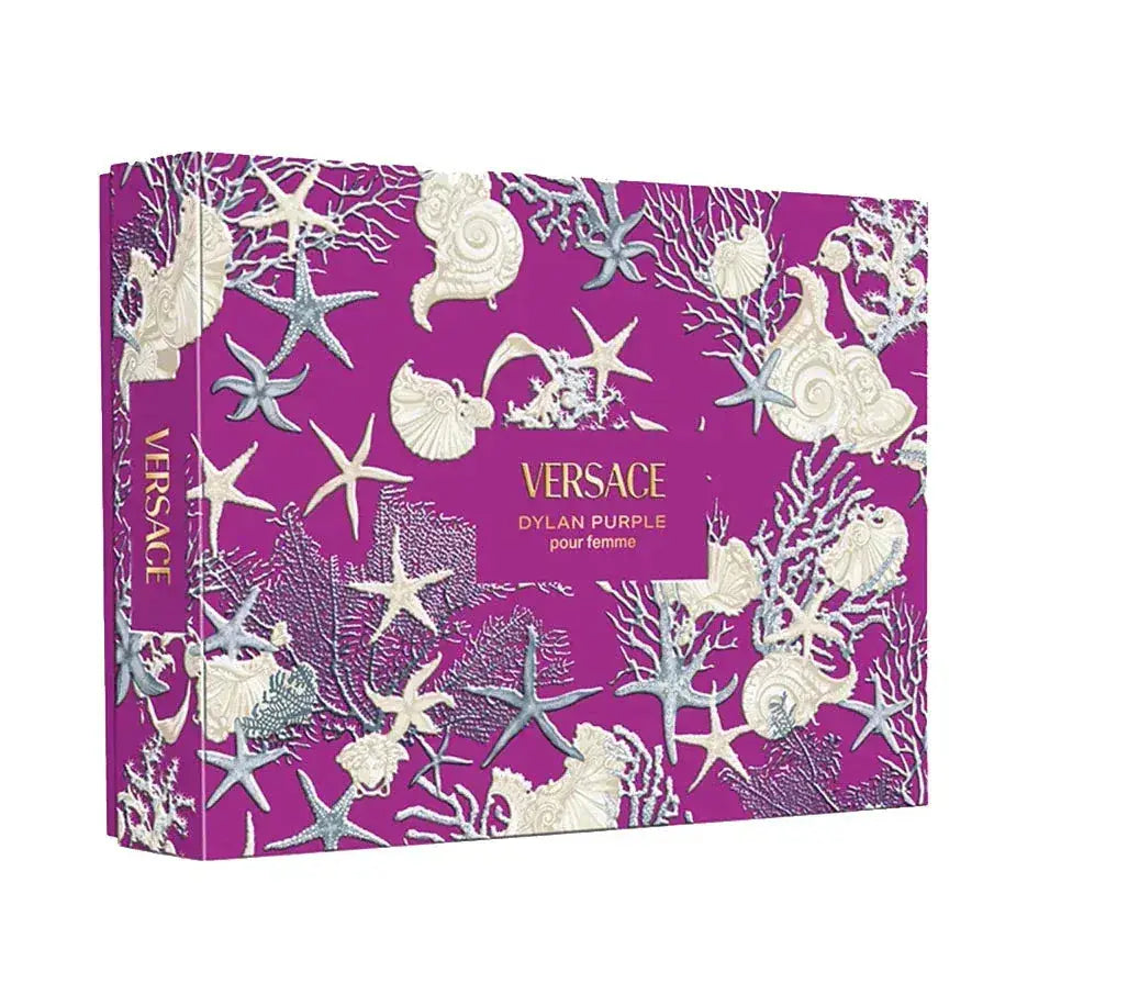 Dylan Purple By Versace For Women 4Pcs Set EDP Spray