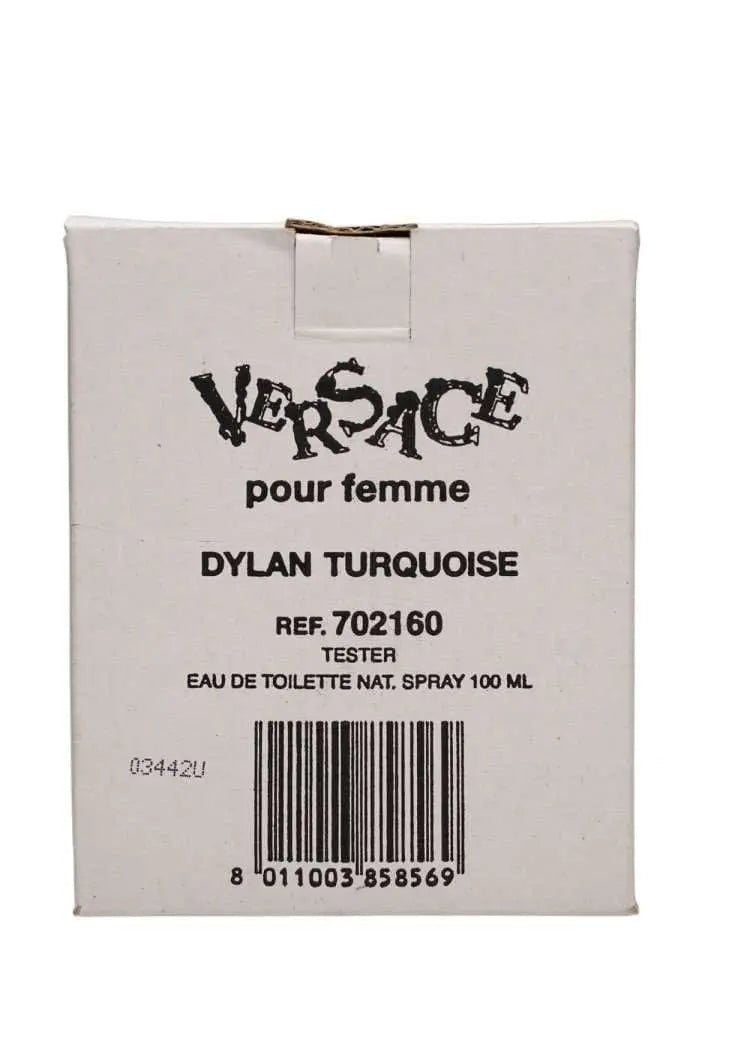 Dylan Turquoise By Versace For Women 3.4oz EDT Spray (TESTER)