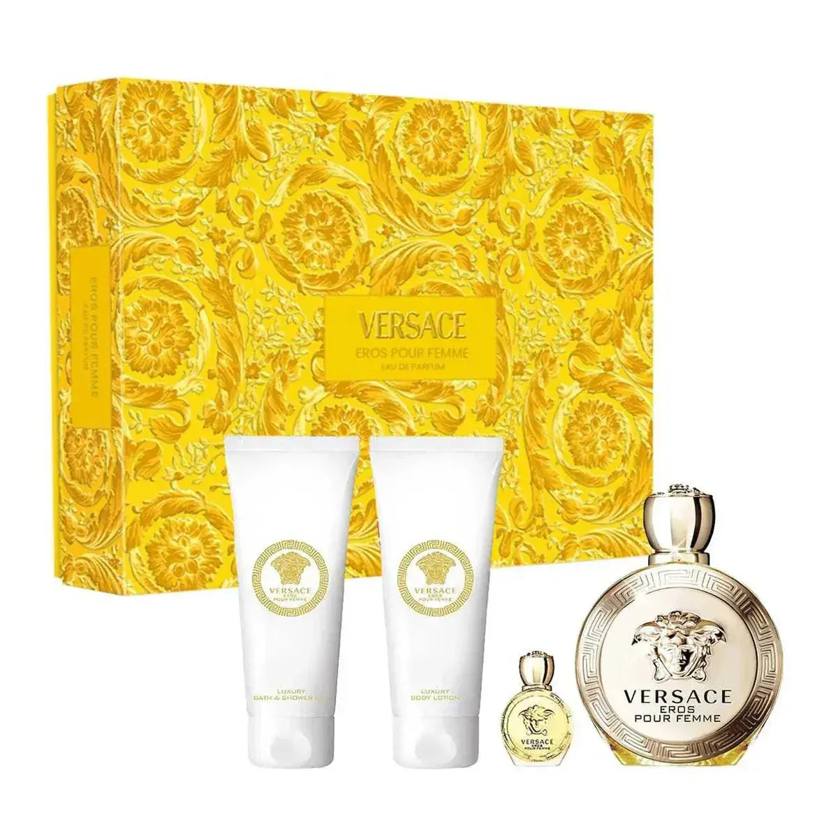 Eros By Versace For Women 4Pcs Set EDP Spray
