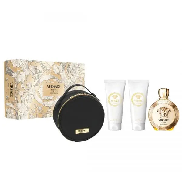 Eros Pour Femme By Versace For Women 4Pcs Set EDP Spray
