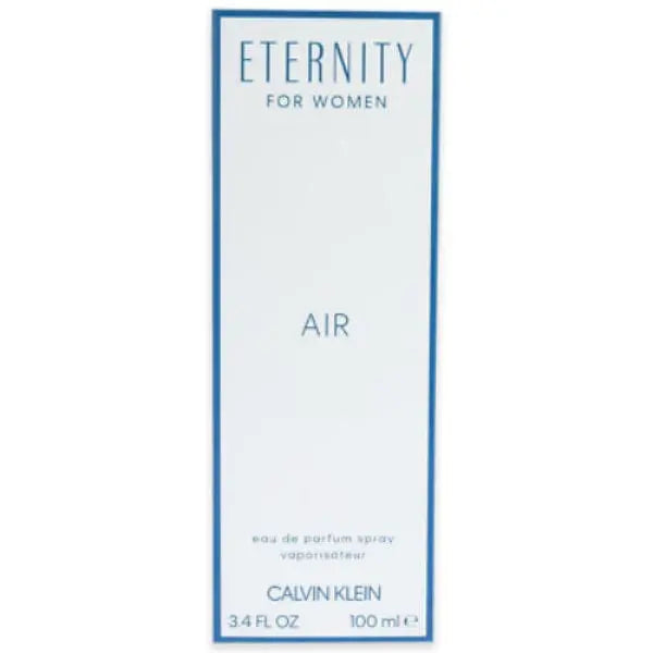 Eternity Air By Calvin Klein For Women 3.4oz EDP Spray