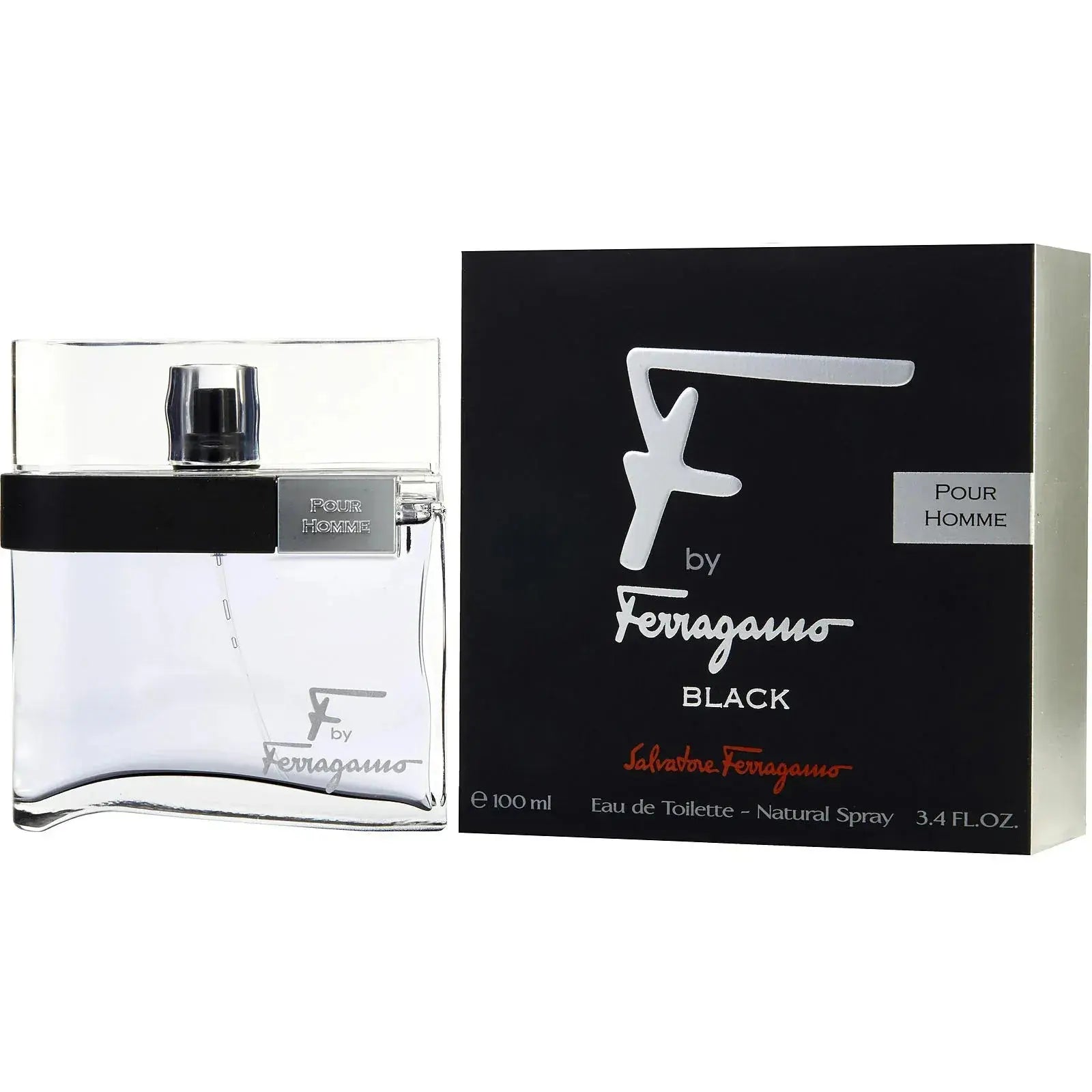 F Black By Salvatore Ferragamo For Men 3.4oz EDT Spray
