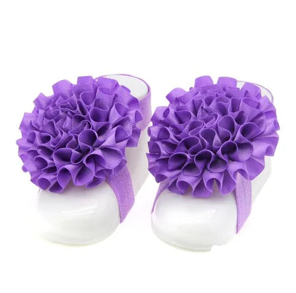 Baby Floral Headband and Foot Accessories Set