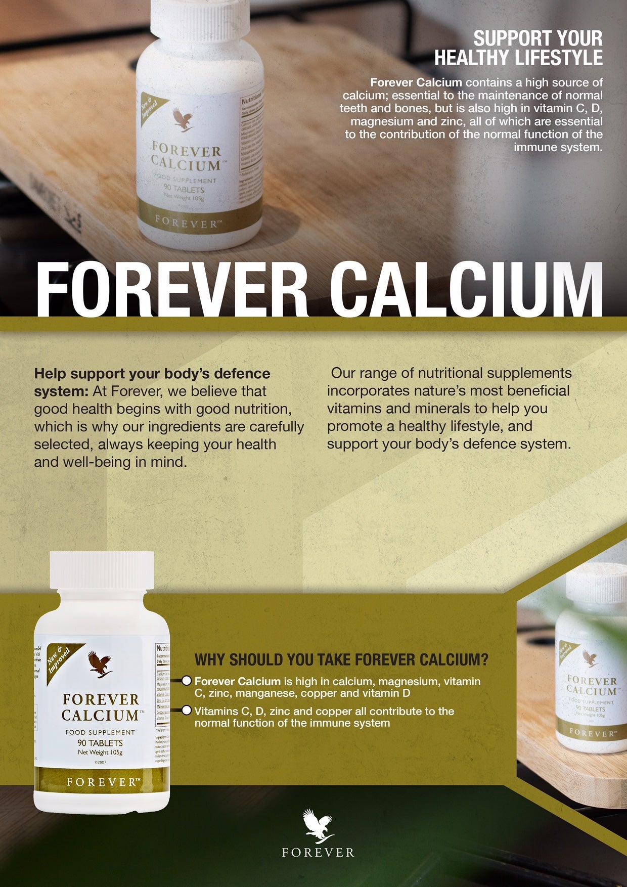 Forever Living Calcium Supplement - Bone Health Support