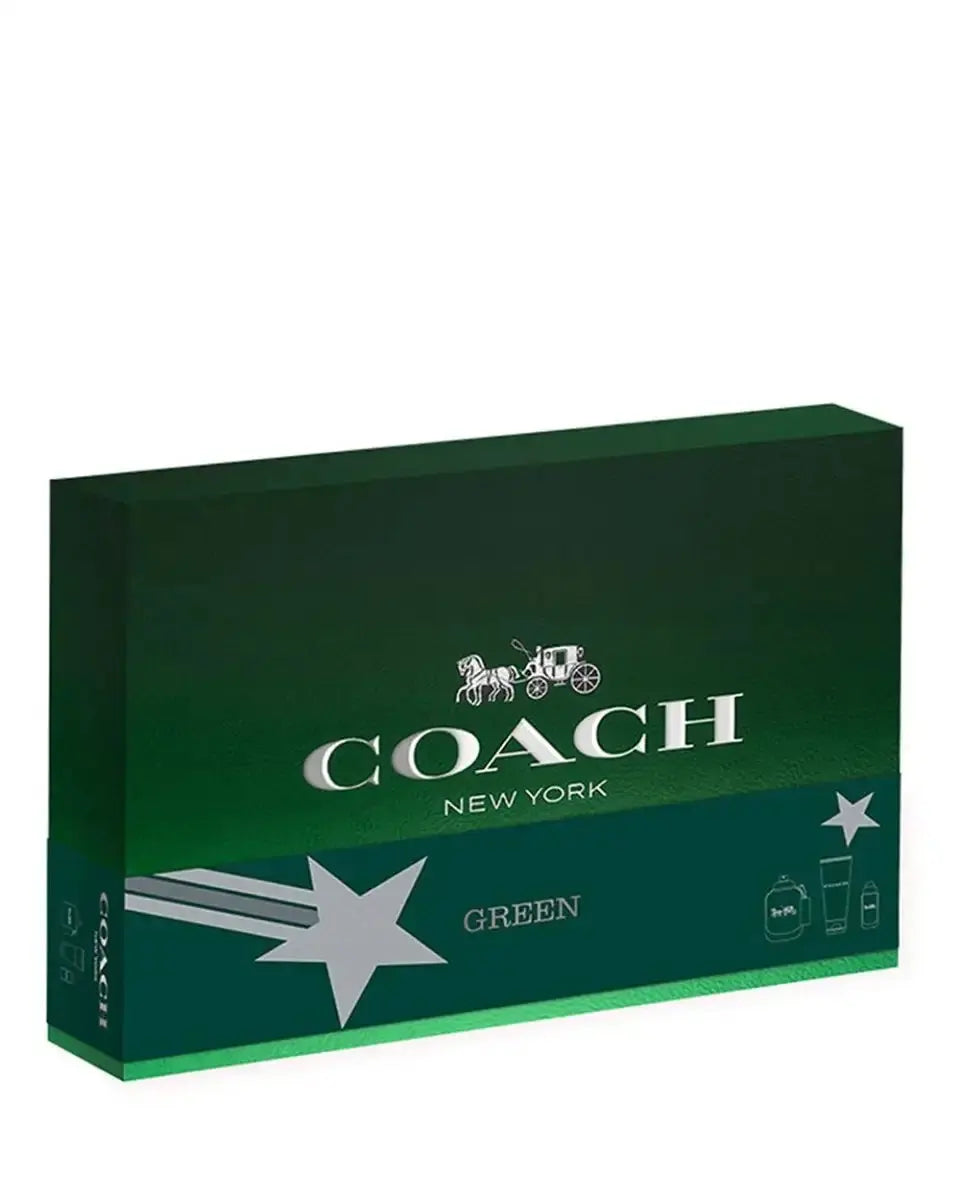 Green By Coach For Men 3Pcs Set EDT Spray