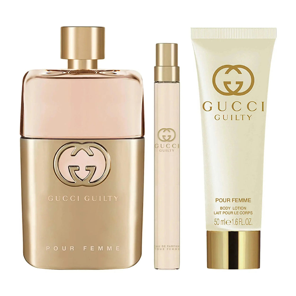 Guilty Pour Femme by Gucci For Women 3pc Gift Set