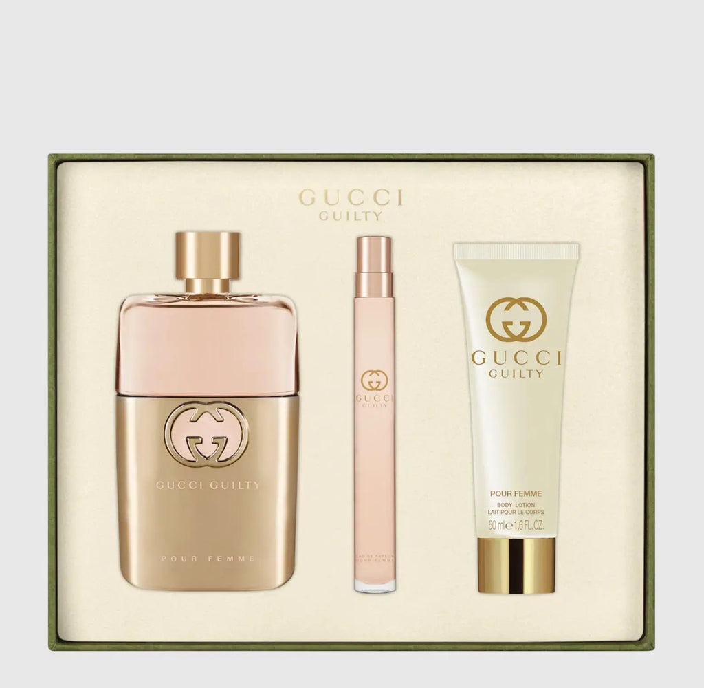 Guilty Pour Femme by Gucci For Women 3pc Gift Set