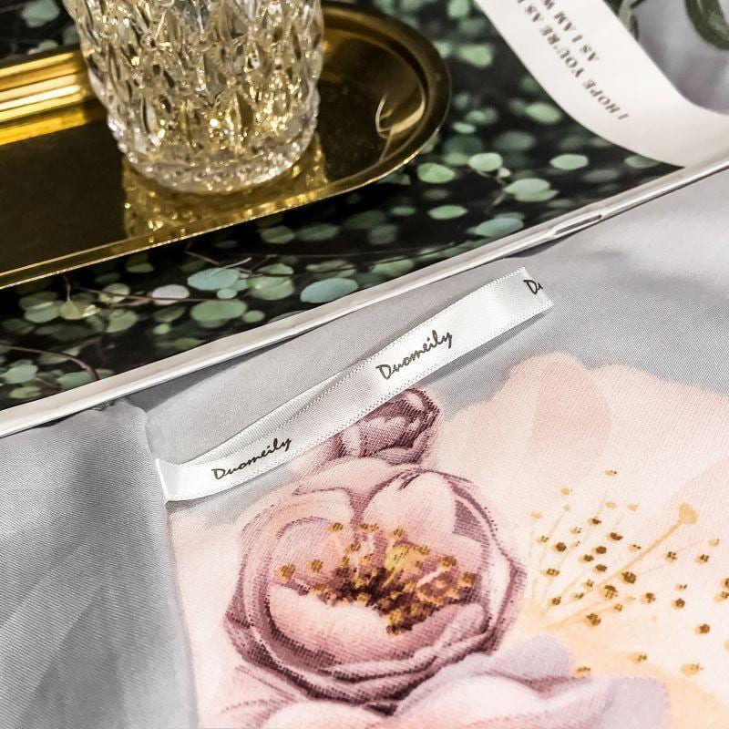 Pink Rose Duvet Cover Set (Egyptian Cotton)