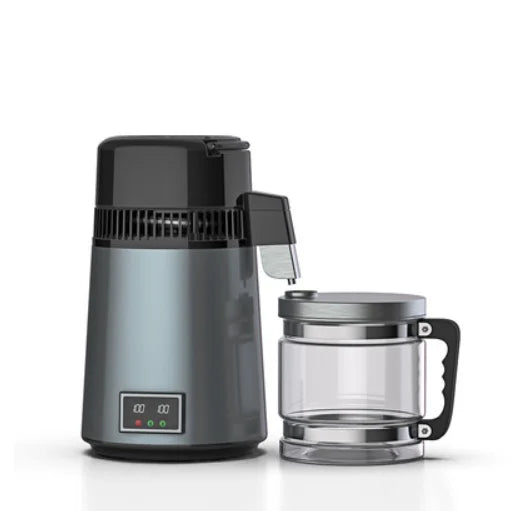 750W 4L Water Distiller, Household Stainless Steel Water Purifier for Pure Distilled Water, Distillation Machine with Filter for