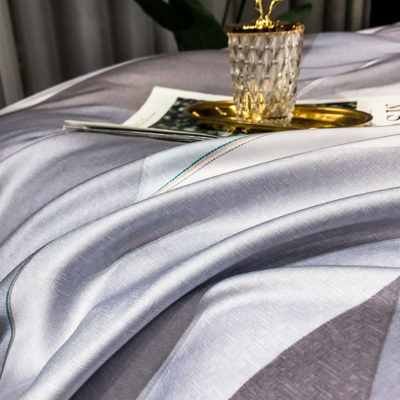 Purple Diamonds Duvet Cover Set (Eucalyptus Lyocell)