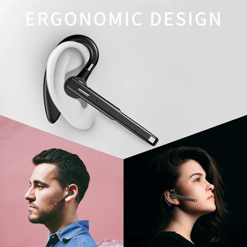 Wireless Headphones With Microphone Bluetooth Earphones ENC Noise Cancelling Hands-free Headset Busines Auriculares Driving