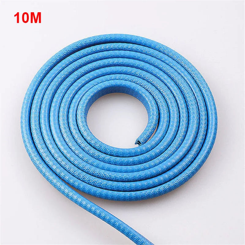 Kcimo Car Door Protector Edge Scratch Strip Guard Trim Car Door Noise reduction Anti Collision Protection With Steel Carstyling