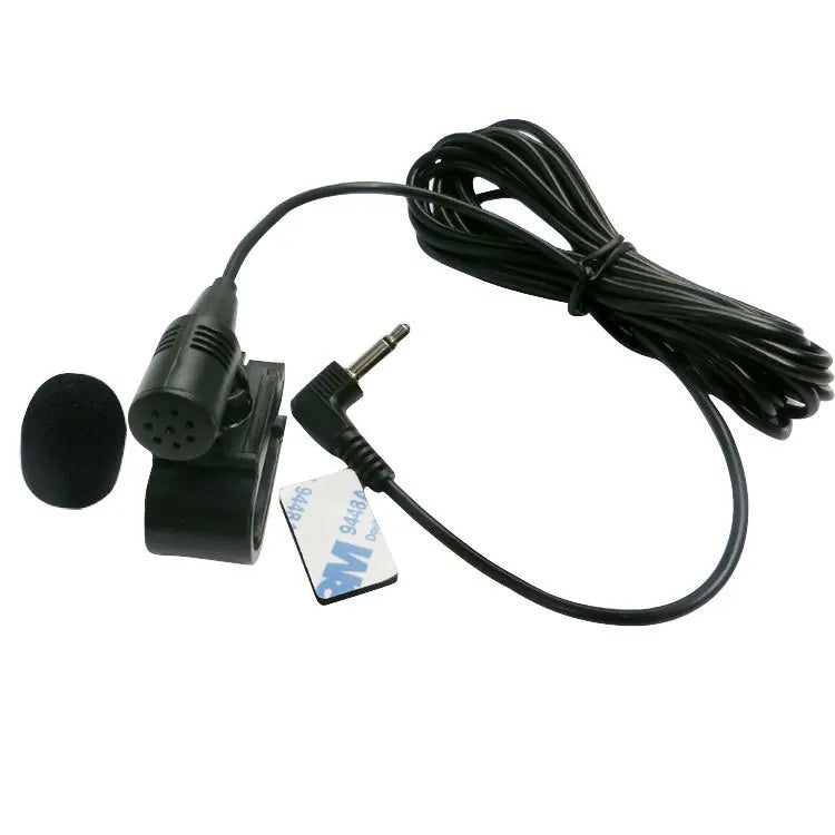 Car Audio Microphone 3.5mm Clip Jack Plug Mic Stereo Mini Wired External Microphone For Auto DVD Radio 3m Long Professionals