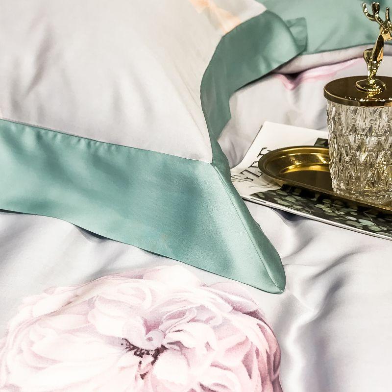 Pink Rose Duvet Cover Set (Egyptian Cotton)