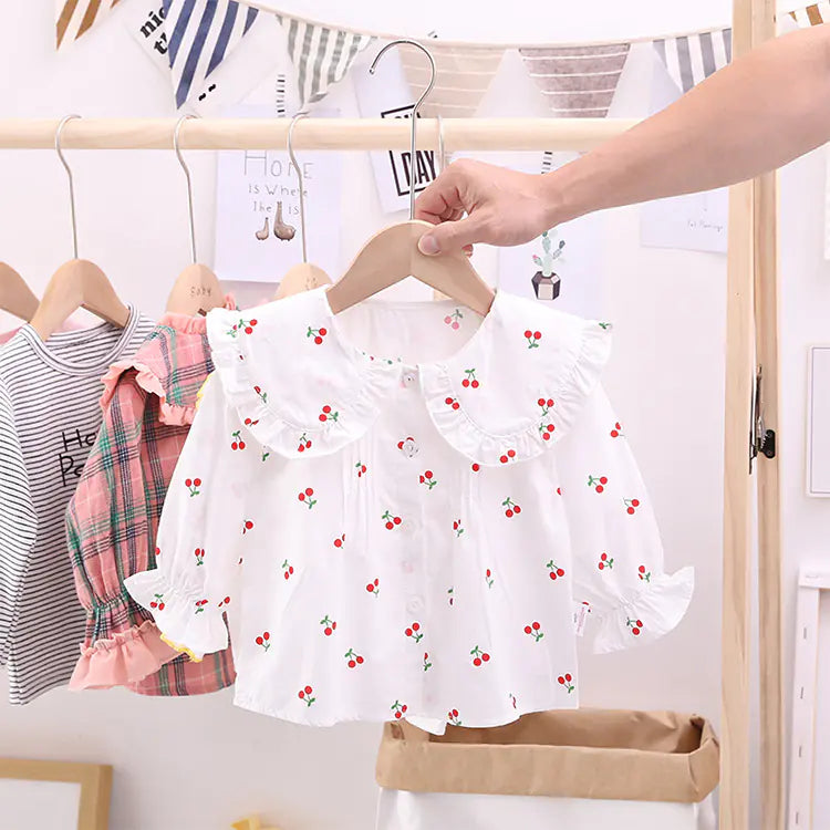 Floral Long Sleeve Shirt for Girls