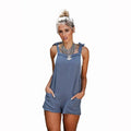 Fashionable Strap Jumpsuit with Shorts for Women