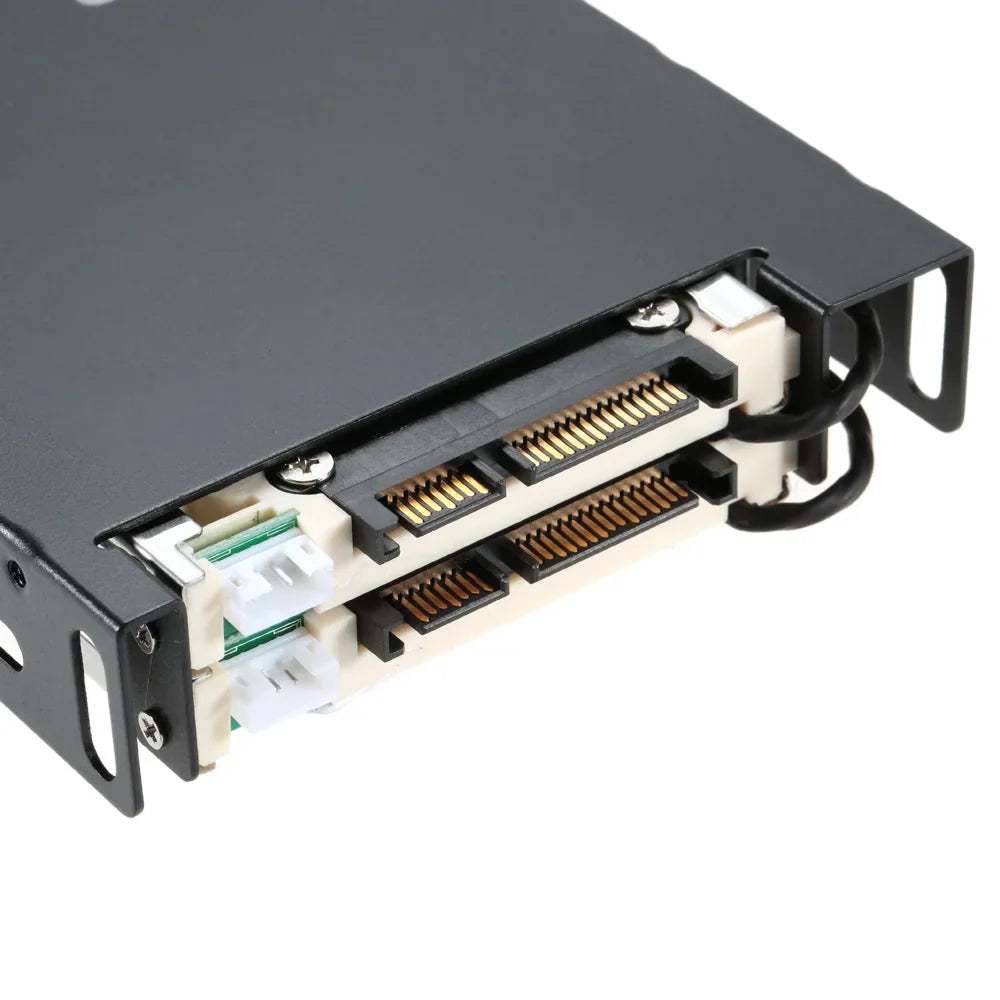 Dual Bay 2.5" Inch SATA III Hard Drive HDD & SSD Tray Caddy Internal Mobile Rack Enclosure Docking Station Hot Swap for desktop