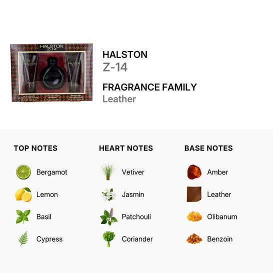 Halston Z14 Men 4.2oz EDT Spray 3 Piece Set
