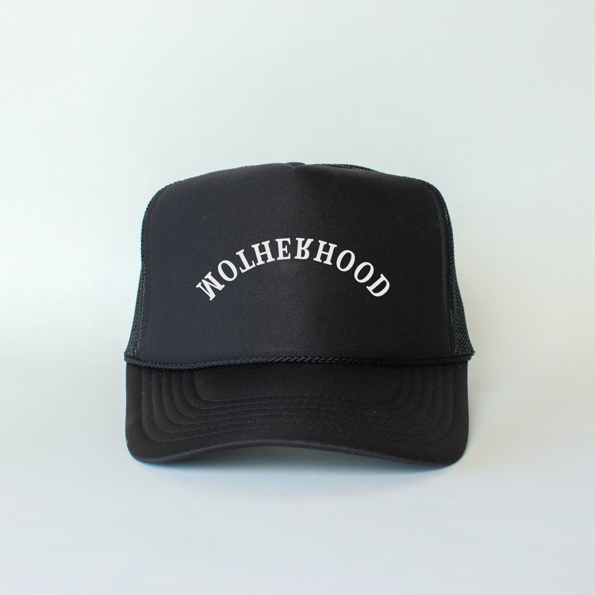 Motherhood Upside Down Trucker Hat