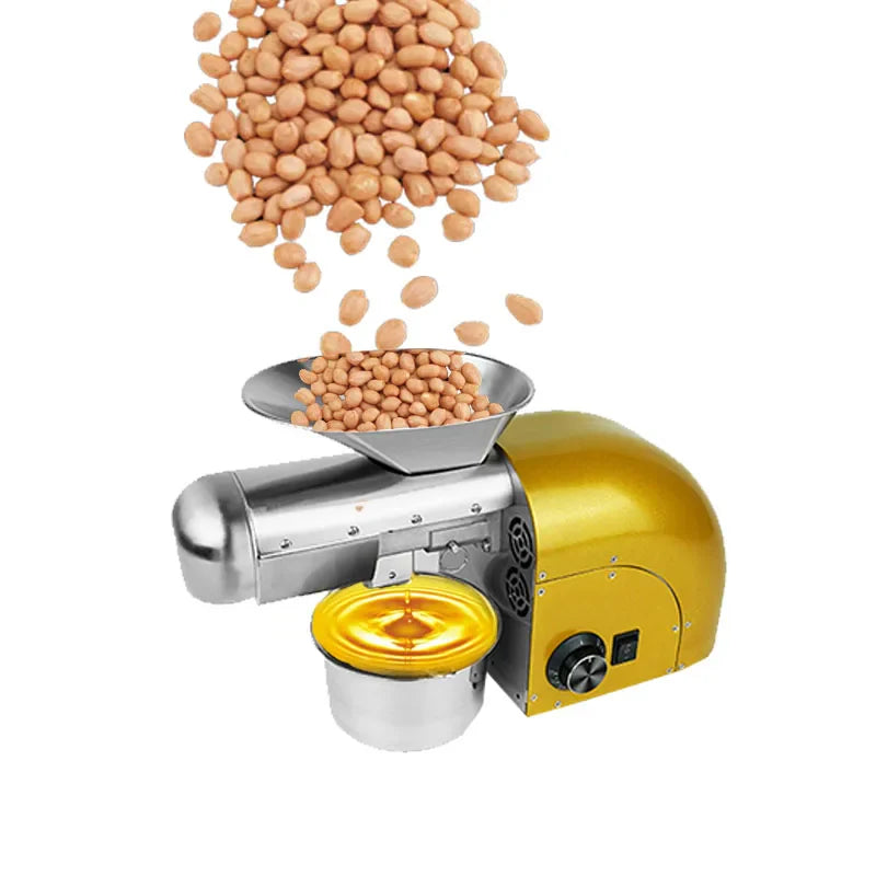 New Stainless Steel Oil Press Olives Press Machine Commercial Home Oil Making Machine Presser 110V220V available  Oil Press Cold